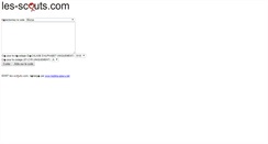 Desktop Screenshot of les-scouts.com